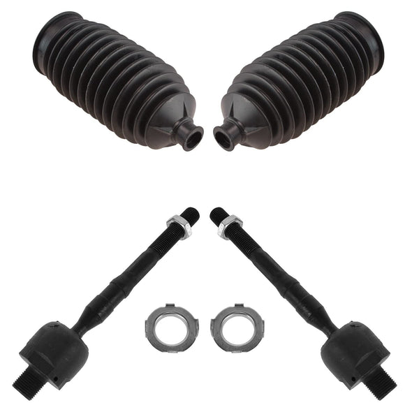 TRQ Front Driver & Passenger Side Inner Steering Kit Steering Rack & Pinion B...