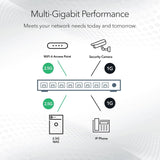 NETGEAR 5-Port Multi-Gigabit Ethernet Unmanaged Network Switch (MS105) - with...