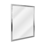 Head West Stainless Steel Frame Brushed Nickel Bathroom 24 x 30,