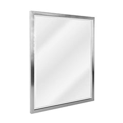 Head West Stainless Steel Frame Brushed Nickel Bathroom 24 x 30,