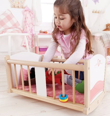 Hape Girl's Rock-a-Bye Cradle Snooze cradle