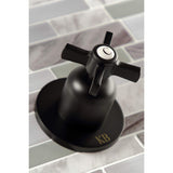 Kingston Brass KBX8140ZX Millennium Tub and Shower Faucet, Matte Black 7.31 x...