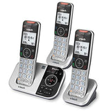 VTECH VS112-3 DECT 6.0 Bluetooth 3 Handset Cordless Phone 3 Handsets, Silver