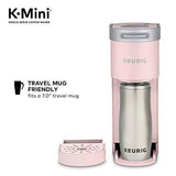 Keurig K-Mini Single Serve K-Cup Pod 6 to 12 oz. Brew Sizes, Dusty Rose