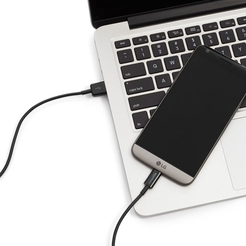 AmazonBasics USB Type-C to USB-A 2.0 Male Cable - 3 Feet (0.9 Meters) - Black...