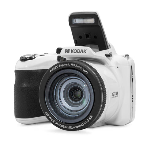 KODAK PIXPRO AZ425-WH 20MP Digital Camera 42X Optical Zoom 24mm Wide Angle Le...