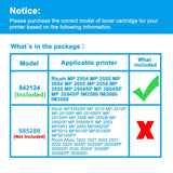 LCL Compatible Toner Cartridge Replacement for Ricoh 842124 841993 MP 2554 MP...