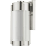 Livex Lighting 22382-91 2 Light Brushed Nickel Outdoor Wall Lantern