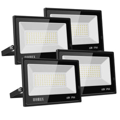 OHLUX LED Flood Lights Outdoor, 6000lumen Superbright, 60W IP66 Waterproof fo...