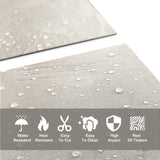 Peel and Stick Vinyl Wall Panel (Concrete) 10pcs/10sqft