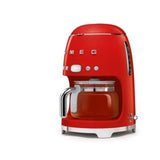 Smeg Drip Filter Coffee Machine, Red, 10 cup Red