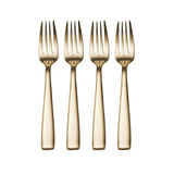 Mikasa Delano Gold Plated 20-Piece Stainless Steel Flatware Set, Service for 4