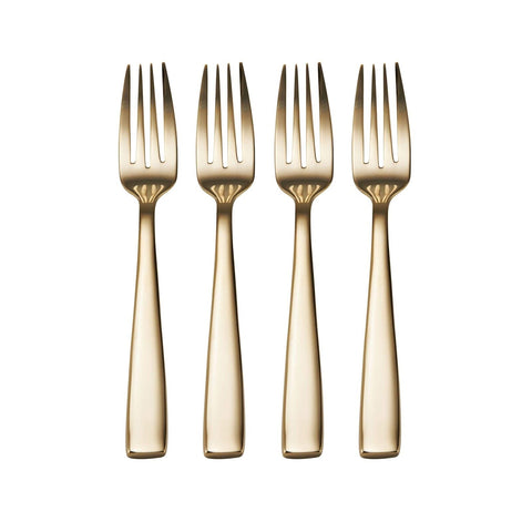 Mikasa Delano Gold Plated 20-Piece Stainless Steel Flatware Set, Service for 4