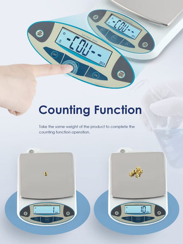 CGOLDENWALL Lab Scale 2000gX0.01 Gram High Precision Laboratory Balance Elect...