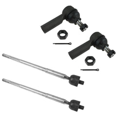 TRQ Front Tie Rod Set Compatible with 2003-2008 Pontiac Vibe Toyota Matrix