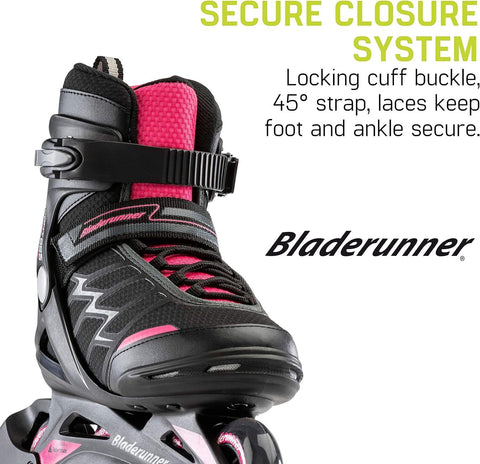 Rollerblade Women's Advantage Pro Xt Skates 6, Black/Pink