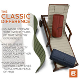 Classic Accessories Storigami Water-Resistant 72 x 21 Inch Chaise Lounge Cush...