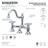 Elements of Design ES3911AX Bridge Lavatory Faucet with Cross Handle, 8", Chr...