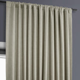 HPD Half Price Drapes Faux Linen Room Darkening Curtains - 96 Inches Long Ext...