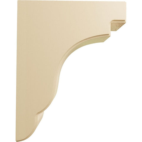 Ekena Millwork BKTW04X09X11BEMA-CASE-2 Bedford Wood Brackets, 3 1/2"W x 8 1/2...