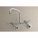 Kingston Brass KS813C Concord Kitchen Faucet, 6-11/16" in Spout Reach, Polish...