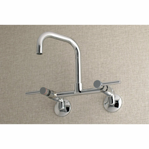 Kingston Brass KS813C Concord Kitchen Faucet, 6-11/16" in Spout Reach, Polish...