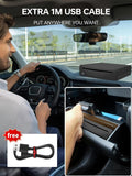 External USB CD Player for Car, Homlab Portable Plugs in with Black