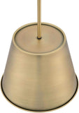 Westinghouse Lighting 6111500 Derose Transitional One-Light Brushed Brass