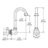 Elkay LK395A Wall Mount Spout