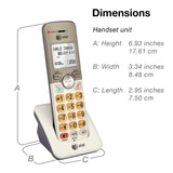 AT&T EL52313 3-Handset Cordless Phone with Answering System & Extra-large Bac...