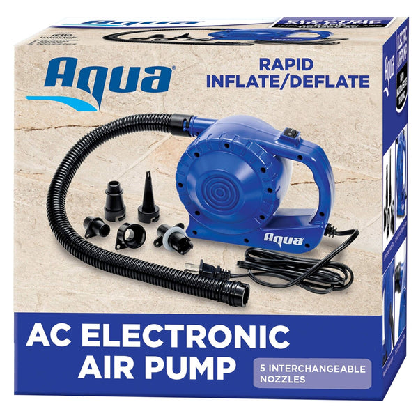 Aqua Electric High-Volume Air Pump 110V AC Electric Air Pump-Black