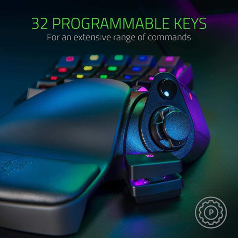 Razer Tartarus Pro Gaming Keypad: Analog-Optical Key Switches - Classic Black