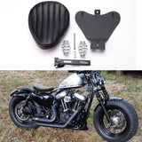 Black Motorcycle Solo Seat Spring Base Plate Bracket Compatible With Sportste...