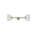 Innovations 208L-SN-G72-LED 2 Vertical Bath Vanity Light, Brushed Satin Nickel