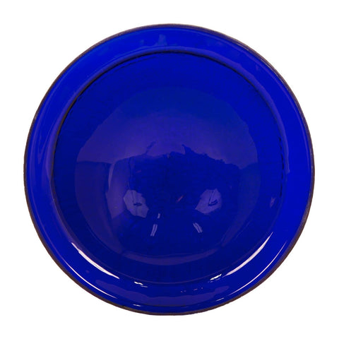 Achla Designs 201-6020 Crackle Glass Hanging, 12-in, Cobalt Blue Birdbath