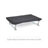 Helinox Dog Cot Warmer Insulation Layer Portable Dog Beds, Black/Iron, Medium...