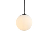 JONATHAN Y JYL9528B Bleecker 7.75" Metal/Glass Globe LED Pendant, Contemporar...