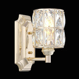 Doraimi Lighting 2 Pack 1 Light Crystal Wall Sconce Lighting with Champagne F...