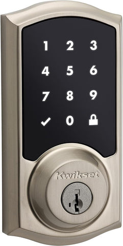 Kwikset 916 Traditional Touchscreen SmartCode Electronic Satin Nickel