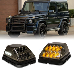 LED Front Wing Turn Signal Lights Compatible with W463 G-Class G500 G550 G55 ...