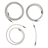 AUTOKAY QFF0012SS Fuel line Quick Fix Braided Lines Ext. Cab Fits for Chevrol...