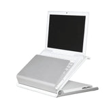 Humanscale L6 Silver Laptop Stand, Ergonomic Notebook Stand for Desk for Good...