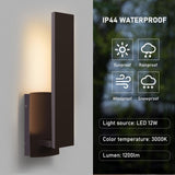 LamQee Modern Outdoor Wall Lights for House LED Integrated, Aluminum Outdoor ...