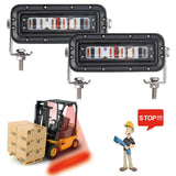 Forklift Safety Light LED Upgrade, Red Zone Forklift Danger Zone Warning Ligh...