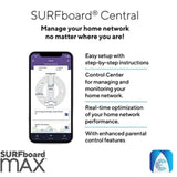 ARRIS Surfboard mAX W21 Tri-Band Mesh Ready Wi-Fi 6 Router, AX6600 Wi-Fi Spee...