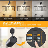 VANoopee 3-Color 30W H Track Lighting Heads Dimmable Bright LED Track Lightin...