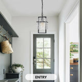 Modern Black Pendant Lights Kitchen Island, Crystal Kitchen Island Lighting w...