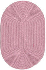 Fun Braids Solid Pink 2X4 Oval