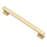 Alzassbg 15 Pack Matt Gold Cabinet Pulls, 6-1/4 Inch(160mm) Hole Centers Cabi...