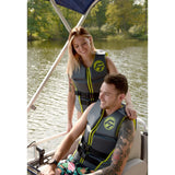 Full Throttle Adult Hinged Rapid Dry USCG Approved Life Jacket for Wakeboard,...